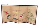 Japanese 4-Panel Folding Screen