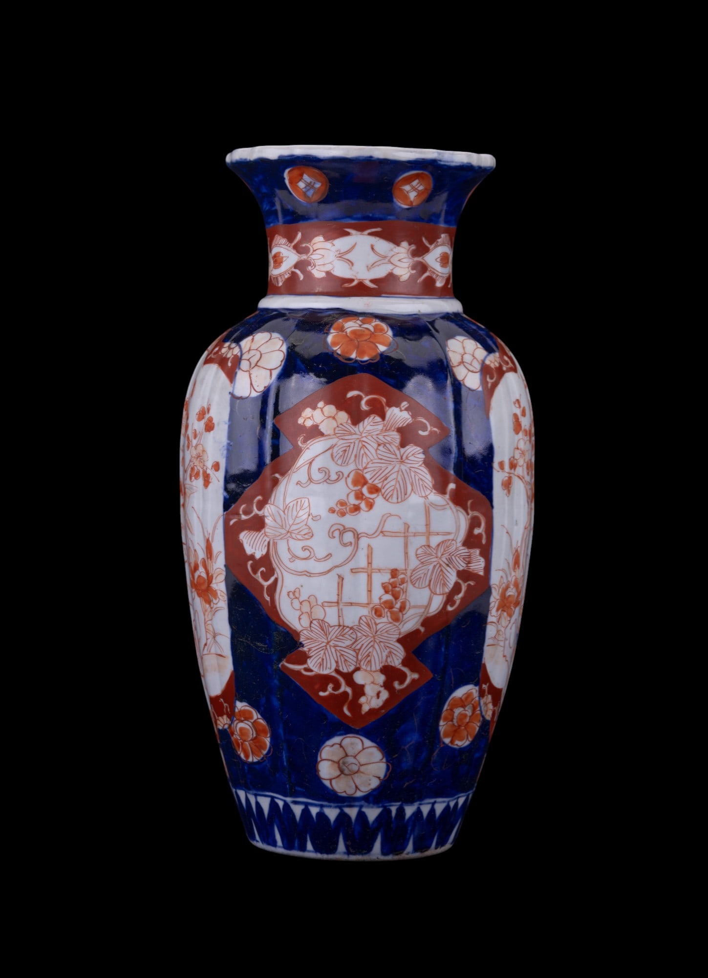 19C Japanese Imari Porcelain Vase (1 of 7)