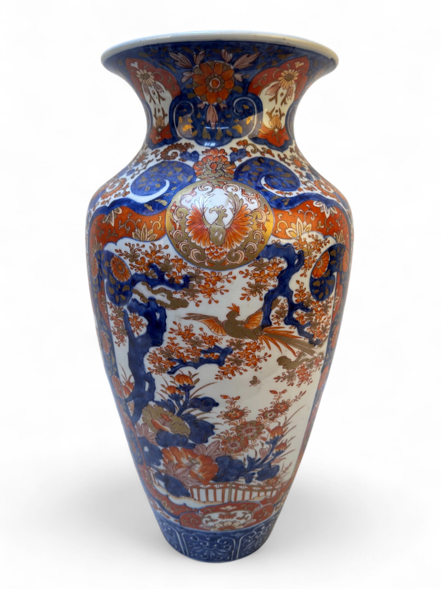 Late Tokugawa Period Large Imari Floor Vase ~2'H (1 of 14)