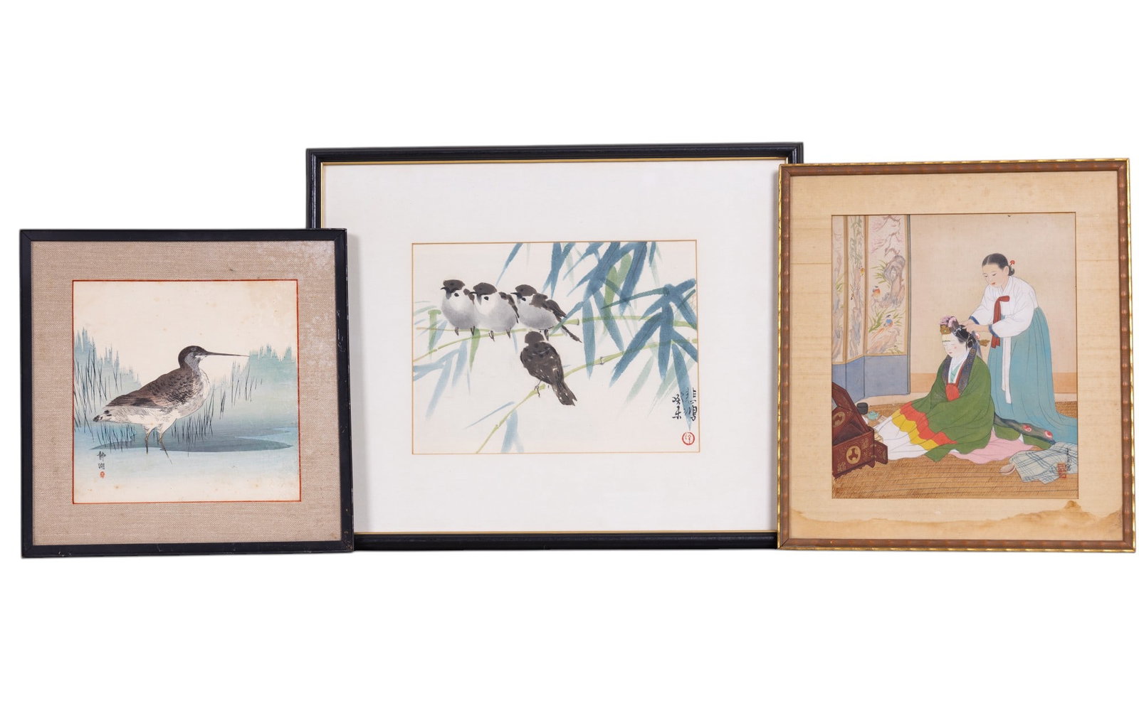 Asian Watercolor & Woodblock Prints (1 of 9)