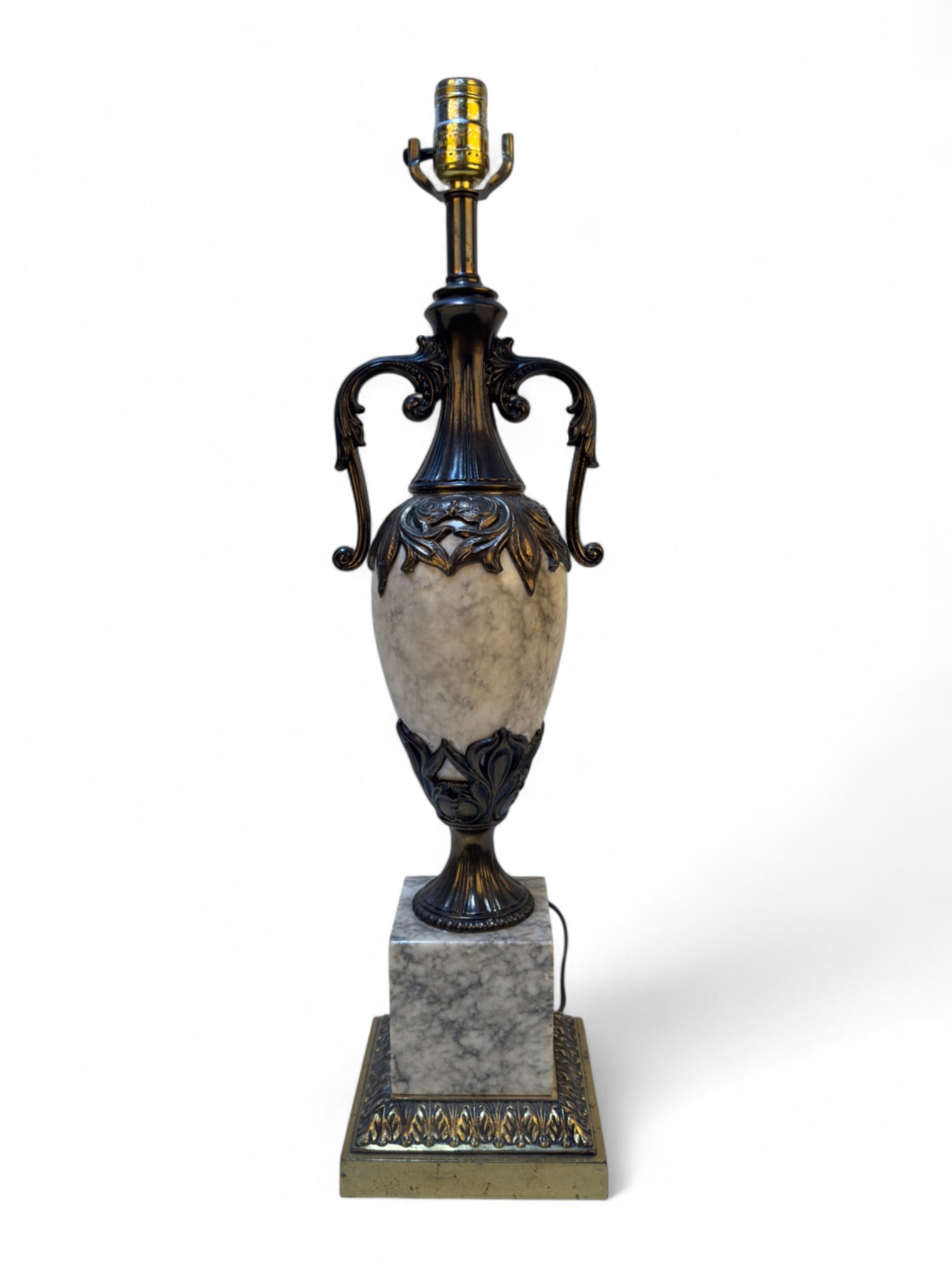 Marble & Brass Urn Table Lamp (1 of 12)
