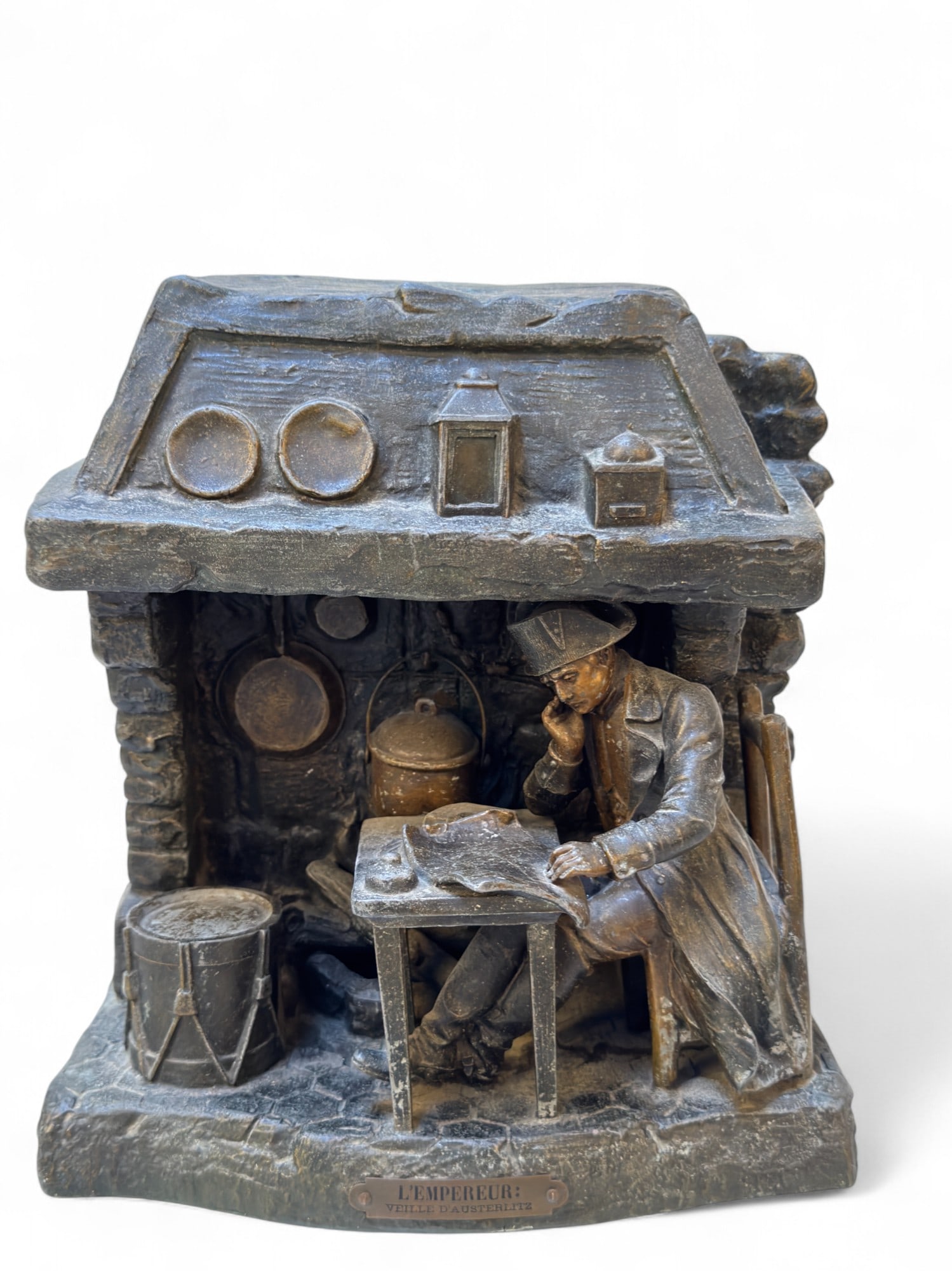 French Spelter Figural Lamp (1 of 11)