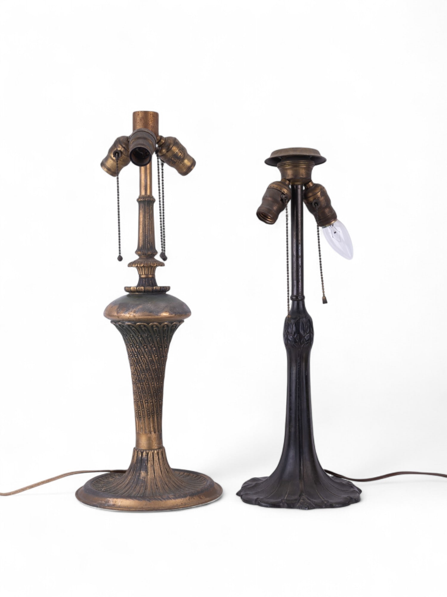 Vintage Cast Metal Table Lamps (1 of 9)