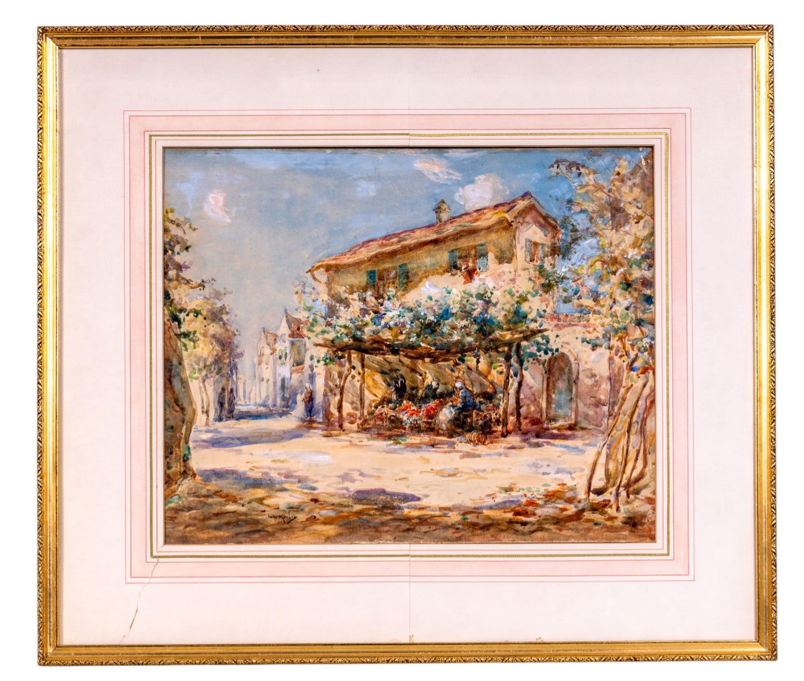 T.W Morley Impressionist Watercolor Painting (1 of 7)