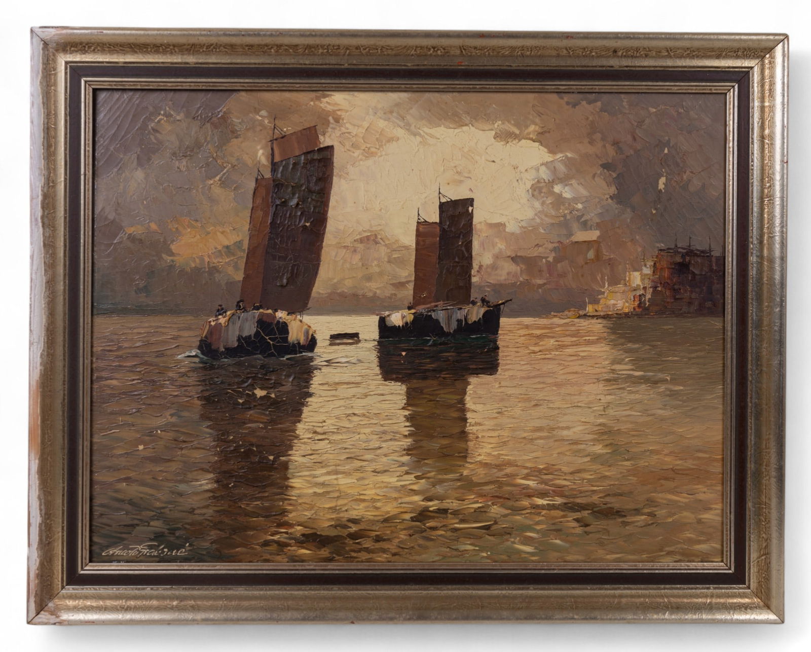 Signed O/C Seascape (1 of 7)