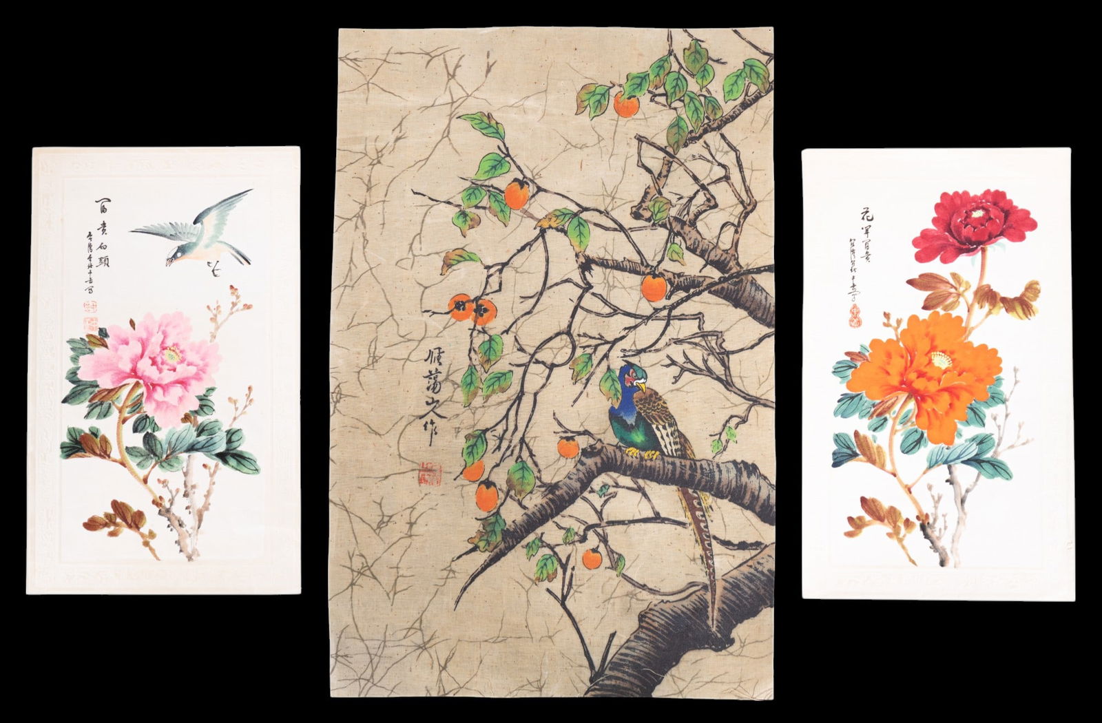 Chinese Embossed and Waxed Linen Prints (1 of 15)