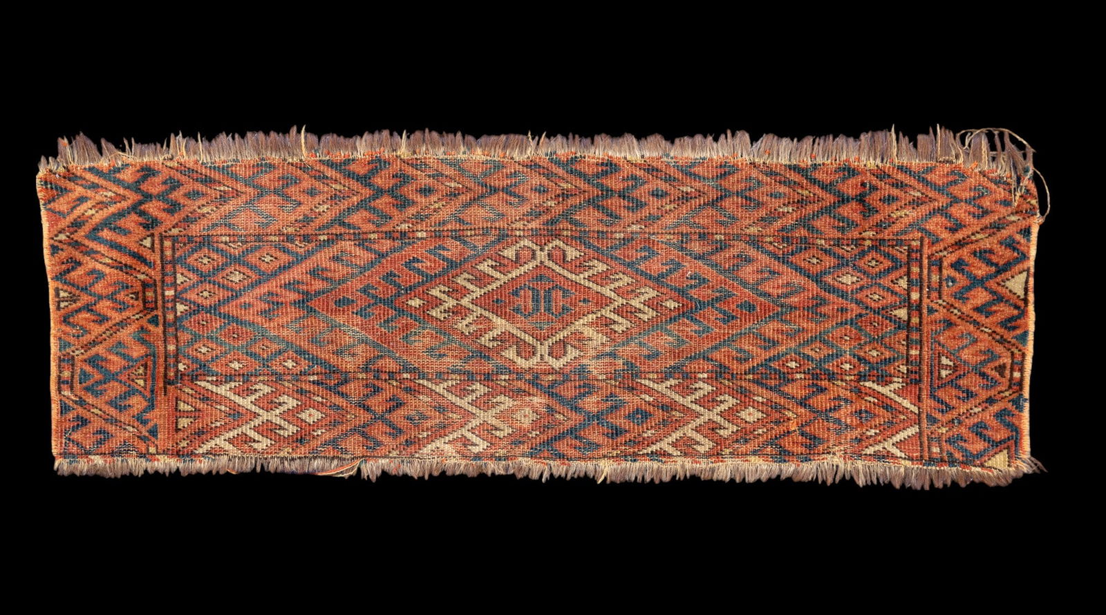 Hand Woven Turkoman Table Runner / Mat (1 of 10)