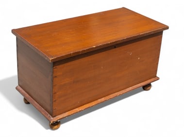 19th C Antique Blanket Chest w/ Till