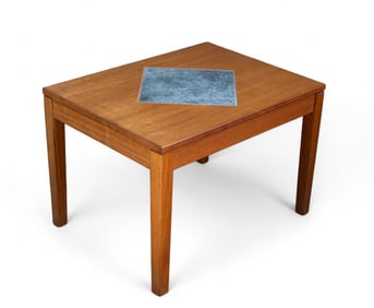 Danish Mid-Century Teak Table w/ Tile