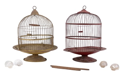 Vintage Dome-Top Bird Cages