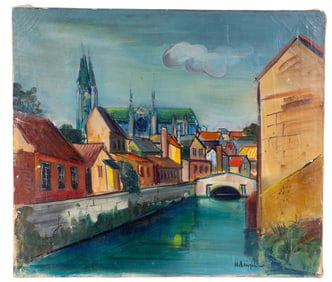 Signed Oil Painting by McLaughlin