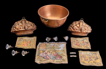 French Textile Squares + Copper Molds & Hardware