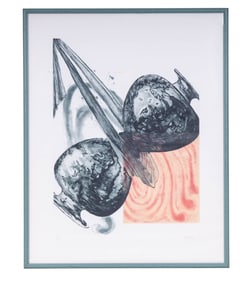 P. Adams Modern Signed Watercolor