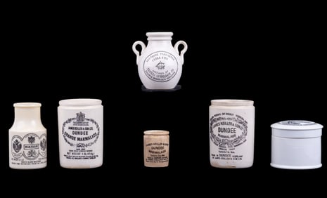 English & French Advertising Stoneware