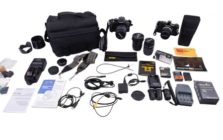 Olympus Cameras (2) + Accessories