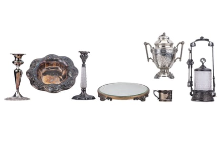 Collection of Victorian and Other Silver Plate