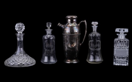 Decanters & Cocktail Shaker