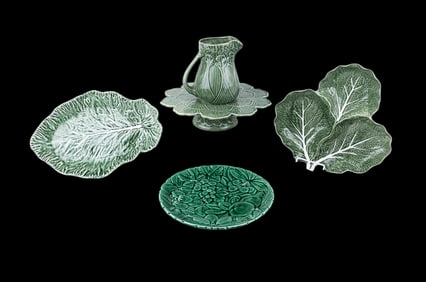 Portuguese Majolica Serving Pieces