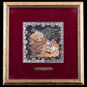 A. Sokoloff (1891-1971) W/C St. George Slay Dragon