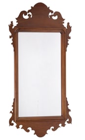 Vintage Chippendale Style Framed Mirror