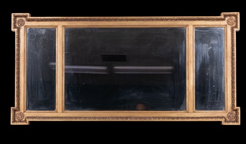 Gold Painted Wood Framed Mirrors