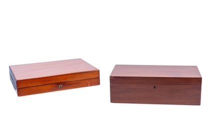 Antique Mahogany Boxes