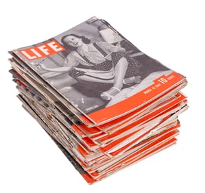 Life Magazine 1940 Set (42 Pc.)