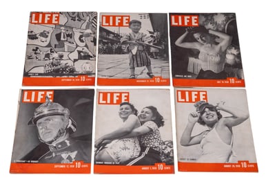 Life Magazine 1938 Partial Set (24 Pc)