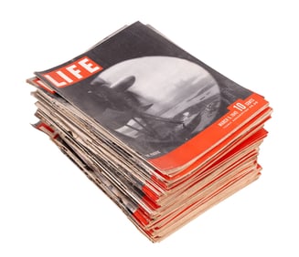 Life Magazine 1945 Set. (43 Pc)