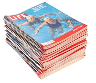 Life Magazine 1960 Near-Full Magazine Set (43 Pc)