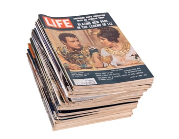 Life Magazine 1962 Partial Magazine Set