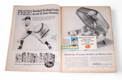Life Magazine 1962 Rare Mickey Mantle Card Issue