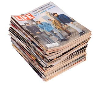 Life Magazine 1966 Near-Full Magazine Set (46 Pc)