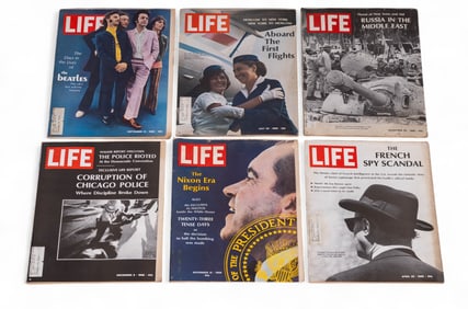 Life Magazine 1968 Near-Full Magazine Set (49 Pc.)