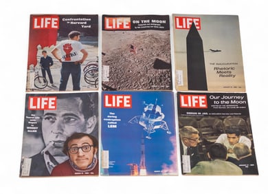 Life Magazine 1969 Near-Full Magazine Set (45 Pc.)