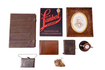 Victorian Photo Albums, Porcelain Plaque + More