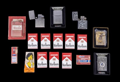 Vintage and Modern Cigarette Lighters