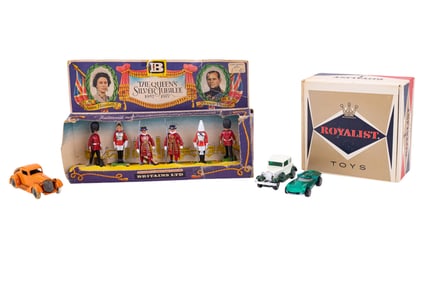 Vintage Die cast Cars, Britains Ltd, & Royalist