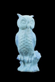 Van Briggle Pottery Turquoise Matte Owl