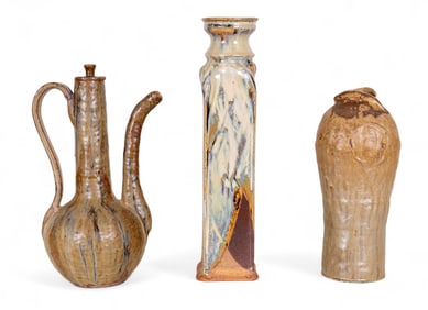 Drip Glaze Pottery Vases (3)