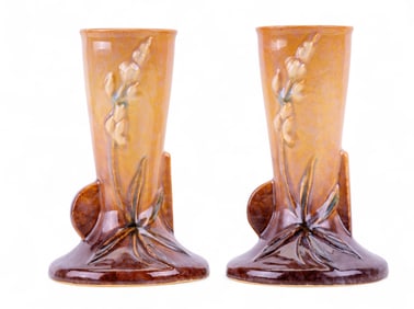 Roseville Wincraft Pedestal Vases (2 Pc.)