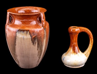 Vintage Fulper Drip Glaze Art Pottery