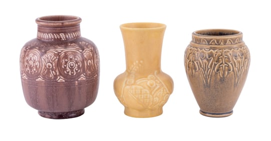 Rookwood Art Pottery Vases (3 Pc.)