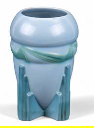 Roseville Futura Spaceship Vase