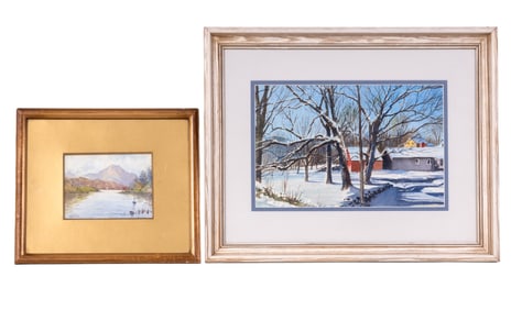 Signed Landscape Paintings (2)
