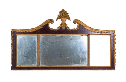 Victorian Wall / Over Mantle Mirror