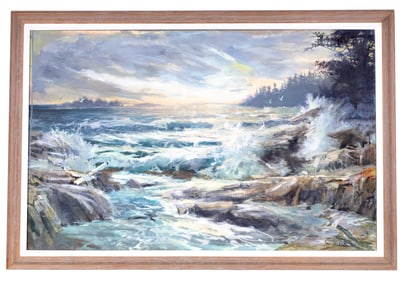 Carolyn Blish (American B.1928) O/C Painting ~3x5'