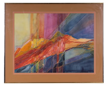 Amy Rosenquist Davis (1943-2021) Abstract Intaglio