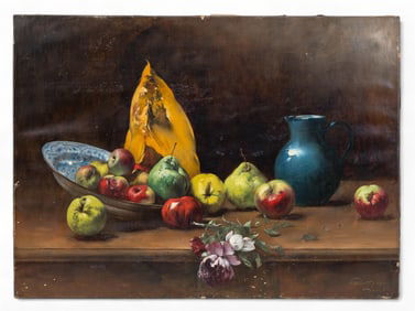 Bertalan Karlovszky (1858-1938, Hung.) Still-Life
