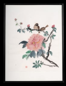 Sumi Style Painting by Eileen M. Foti